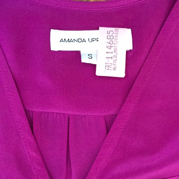 Amanda Uprichard Silk Button-Down Shirt - USA made - Picture 7 of 8